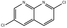 2,6-ジクロロ-1,8-ナフチリジン 化学構造式
