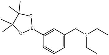 3-(N,N-ジエチルアミノメチル)フェニルボロン酸ピナコールエステル 化学構造式