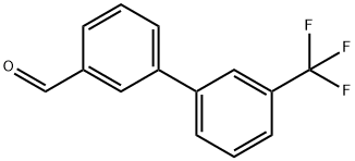 3'-(三氟甲基)-[1,1'-联苯]-3-甲醛,126091-24-5,结构式
