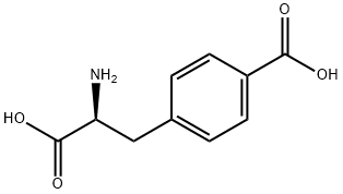 4-CARBOXY-L-PHENYLALANINE, 126109-42-0, 结构式