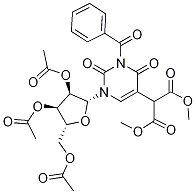 N3-benzoyl-2',3',5'-tri-O-acetyluridine-5-Malonic acid diMethyl ester