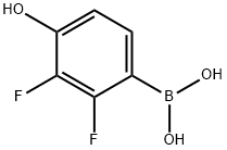 2,3-Difluoro-4-hydroxyphenylboronic acid Structure