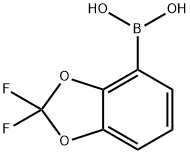 2,2-DIFLUORO-BENZO[1,3]DIOXOLE-4-BORONIC ACID Structure