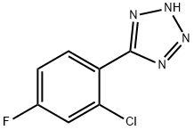 5-(2-氯-4-氟苯基)-2H-四唑, 1261268-87-4, 结构式
