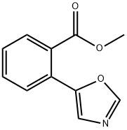 2-(5-オキサゾリル)安息香酸メチル 化学構造式