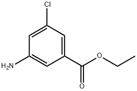 3-氨基-5-氯苯甲酸乙酯, 1261269-01-5, 结构式