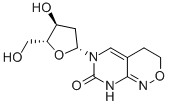 6-(BETA-D-2-DEOXYRIBOFURANOSYL)-3,4-DIHYDRO-8H-PYRIMIDO-[4,5-C][1,2]OXAZIN-7-ONE Struktur