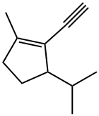 Cyclopentene, 2-ethynyl-1-methyl-3-(1-methylethyl)- (9CI) Structure