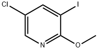 5-Chloro-3-iodo-2-methoxypyridine Structure