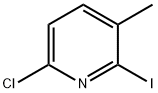 6-Chloro-2-iodo-3-methylpyridine Structure