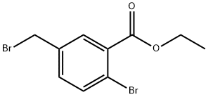 Ethyl 2-broMo-5-(broMoMethyl)benzoate Struktur
