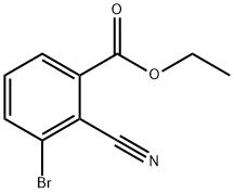 ethyl 3-broMo-2-cyanobenzoate Struktur