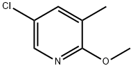 5-氯-2-甲氧基-3-甲基吡啶,1261488-23-6,结构式