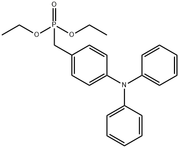 (4-DiphenylaMino-benzyl)-phosphonic acid diethyl ester Struktur