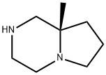 (8aS)-octahydro-8a-Methyl-Pyrrolo[1,2-a]pyrazine Struktur