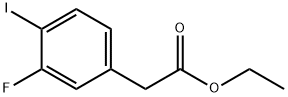 ethyl 2-(3-fluoro-4-iodophenyl)acetate Struktur