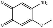 3,5-Cyclohexadiene-1,2-dione,  4-amino-5-methoxy- Structure