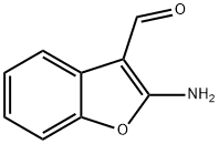 3-Benzofurancarboxaldehyde,  2-amino- Structure