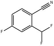 4-fluoro-2-(difluoroMethyl)benzonitrile Struktur