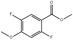 Methyl 2,5-difluoro-4-methoxybenzoate Struktur
