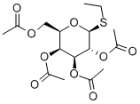 ETHYL 2,3,4,6-TETRA-O-ACETYL-A-D-THIOGALACTOPYRANOSIDE 化学構造式