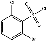 2-溴-6-氯苯磺酰氯, 1261874-16-1, 结构式