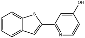 2-[Benzo(b)thiophen-2-yl]-4-hydroxypyridine Structure