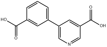 5-(3-カルボキシフェニル)ニコチン酸 化学構造式