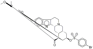18β-Hydroxy-11,17α-diMethoxy-3β,20α-yohiMban-16β-carboxylic Acid Methyl, p-BroMobenzenesulfonate Ester Structure
