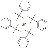 tetrakis(2-methyl-2-phenylpropyl)stannane Struktur