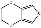 2,3-ジヒドロチエノ[3,4-B]-1,4-ジオキシン 化学構造式