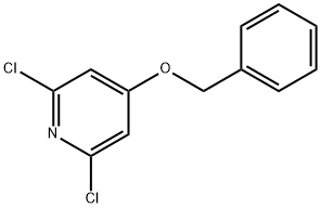 2,6-Dichloro-4-(phenylmethoxy)pyridine Structure