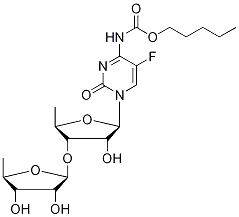3'-O-(5'-脱氧-Β-D-呋喃核糖基)卡培他滨,1262133-64-1,结构式
