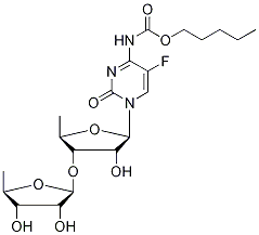 3'-O-(5'-Deoxy-α-D-ribofuranosyl) Capecitabine Structure