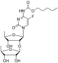 2'-O-(5'-脱氧-Β-D-呋喃核糖基)卡培他滨,1262133-66-3,结构式
