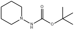 哌啶-1-氨基甲酸叔丁酯, 126216-45-3, 结构式