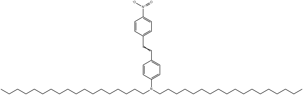 4-(二十八烷氨基)-4'-硝基芪 结构式