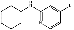 4-溴-N-环己基吡啶-2-胺,1262293-75-3,结构式