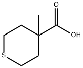 4-METHYLTHIANE-4-CARBOXYLIC ACID, 1262411-34-6, 结构式