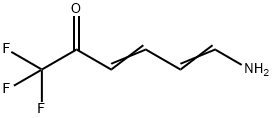 3,5-Hexadien-2-one,  6-amino-1,1,1-trifluoro- 结构式