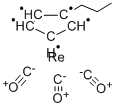 イソプロピルシクロペンタジエニルレニウムトリカルボニル, MIN 化学構造式