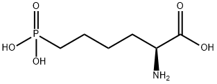 L-(+)-2-AMINO-6-PHOSPHONOHEXANOIC ACID, 126253-57-4, 结构式