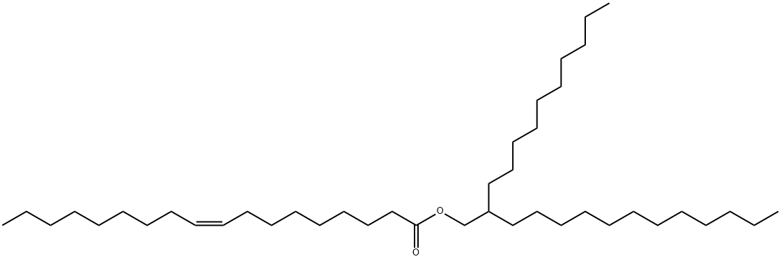 9-Octadecenoic acid (9Z)-, 2-decyltetradecyl ester Structure