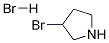 3-溴吡咯烷氢溴酸盐,1262769-75-4,结构式