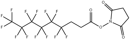 N-SucciniMidyl 4,4,5,5,6,6,7,7,8,8,9,9,9-tridecafluorononanoate Structure