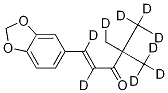 1-(3,4-Methylenedioxyphenyl)-4,4-diMethyl-d6-pent-1-en-3-one-d3 Structure