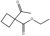 Ethyl 1-acetylcyclobutane-1-carboxylate Struktur