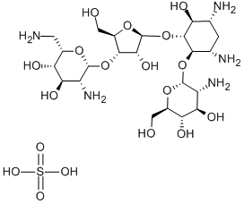 パロモマイシン硫酸塩 化学構造式