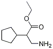 3-氨基-2-环戊基丙酸乙酯,1263095-29-9,结构式