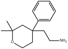 2-(2,2-DIMETHYL-4-PHENYL-TETRAHYDRO-PYRAN-4-YL)-ETHYLAMINE Structure
